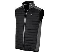 (XL, Charcoal/Black) Calvin Klein Mens Hybrid Insulate Bodywarmer Golf Gilet