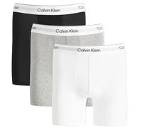 Calvin Klein Men's Icon Boxer Brief - 3 Pack Black/White/Grey Heather