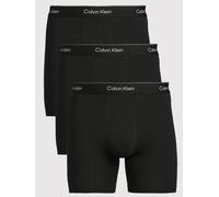 Calvin Klein Mens ICON Cotton Stretch 3 Pack Boxer Briefs, Black, Size 3Xl, Men Black