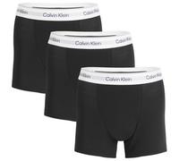 Calvin Klein ICON Cotton Stretch 3 Pack Trunks - Black, Black, Size L, Men Black