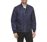 Calvin Klein Men's Jacket Bomber, Nylon Flight True Navy, M