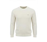 Calvin Klein Men's Jumper Cotton Waffle with Round Neck, Beige (Tofu), XL