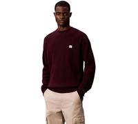 Calvin Klein Men's LS EZ Cotton Waffle CRWNK SWTR 9 LV04RD313G Sweaters, Purple (Passion Plum), M