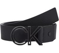 Calvin Klein Men's Leather Belt, Black (Ck Black Smooth), 33,5 inches