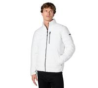 Calvin Klein Men's Lightweight Puffer Water-Resistant Jacket, Packable White, M
