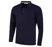 Calvin Klein Mens Long Sleeve Campus Polo Shirt - Navy - XXXL