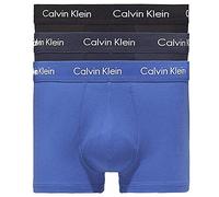 Calvin Klein Men's Low Rise Trunk 3pk 0000u2664g Low Rise Trunk, Dark Blue, L