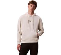 Calvin Klein Men's LS EU 350TERRY MICRO MONOLOGO HO LV04RD243G67U005 Sweatshirts, WHITE, XL