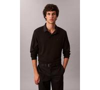 Calvin Klein Men's Ls Supima Cotton Solid Polo Black | Size: Medium Calvin Klein Black M