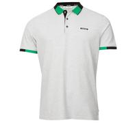 Calvin Klein Mens Madison Pique Lightweight Polo Shirt - Silver Marl - XL