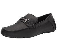 Calvin Klein Men's Magnus Loafer, Black Weave Emboss 001, 12 UK