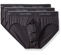 Calvin Klein Men's Micro Stretch 3-Pack Brief, Black, L
