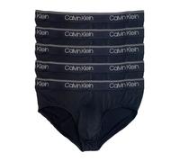 Calvin Klein Men's Micro Stretch 5-Pack Hip Brief, 5 Black, large