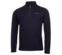 (L, Navy) Calvin Klein Mens Newport Half Zip Thermal Breathable Lightweight Sweater