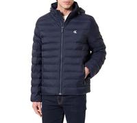 Calvin Klein Men Ls Ltwt Nylon Hd Puffer Jkt LV04RC511G Jackets, BLUE (Dark Sapphire), M