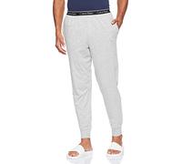 Calvin Klein Men's Pant Cuffed Trousers, Grey (Grey Heather 080), S
