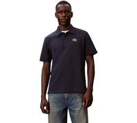 Calvin Klein Jeans Easy Monologo Casual Short Sleeve Polo Blue XL Men