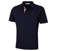 Calvin Klein Mens Prep Campus Oxford Polo Shirt - Solid Navy - XXXL