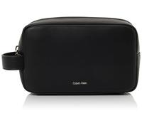 Calvin Klein Men's Raised Dopp Kit LV04D1227G Dopp Kit, BLACK (Black), One Size