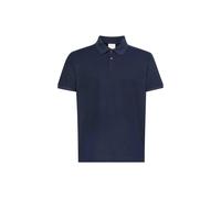 Calvin Klein Men's Refined Pique Tipped Polo Shirt Dark Sapphire in Black | Size: Medium Calvin Klein Black M