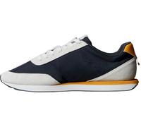 Calvin Klein Men's Retro Runner ESS Mix MAT YM0YM01361 Low Top, Blue (Vaporous White/Casual Blue/Cooling), 9