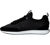 Calvin Klein Men's Retro Runner Sock Laceup Mix MAT YM0YM01414 Low Top, Black (Ck Black), 6.5