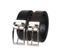 Calvin Klein Men's Reversible Belt Deep Black/Brown Medium (34-36)