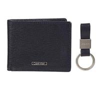 Calvin Klein Men's RFID Blocking Leather Bifold Wallet, Navy, One Size