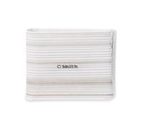 Calvin Klein Men's RFID Leather Minimalist Bifold Wallet, White Structure, One Size, Minimalist RFID Leather Wallet