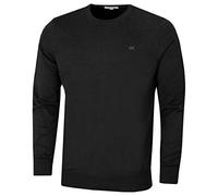 Calvin Klein Mens Round Neck Tour Sweater - Charcoal - XXXXL