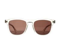 CALVIN KLEIN Men's Round Nude Mauve CK23505S in Clear Calvin Klein Clear One Size