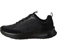 Calvin Klein Men's Runner Trainers Light EVA Essential Lace-up Ny-Su Sporty, Black (Triple Black), 11