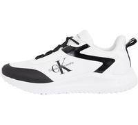 Calvin Klein Men's Runner Trainers, White (Bright White/Black), 11