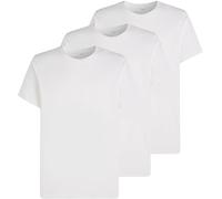 Calvin Klein Men's S/S Crew Neck 3PK Shirt, White, L (Pack of 3)