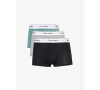 Calvin Klein Mens Sagebush Grn,blk,griffin Logo-waistband Pack of Three Stretch-cotton Trunks Xl