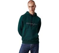 Calvin Klein Men's Seasonal Monologo Regular Hoodie, Green (Ponderosa Pine), 6XL