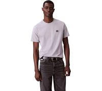 Calvin Klein Men's Short Sleeve Badge Classic Cotton Jersey T-Shirt, Grey (Formal Gray), M