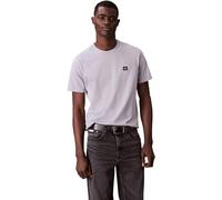 Calvin Klein Men's Short Sleeve Badge Classic Cotton Jersey T-Shirt, Grey (Formal Gray), XL