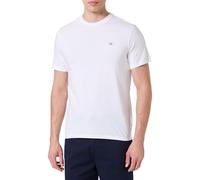 Calvin Klein Men's Short Sleeve Badge Classic Cotton Jersey T-Shirt, White (Bright White), XL