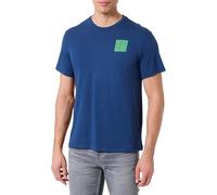Calvin Klein Men's Short Sleeve Gradient Monogram Logo Cotton T-Shirt, Blue (Blue Jean), L