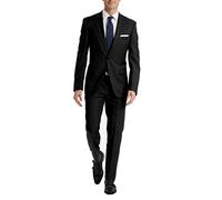 Calvin Klein Men's Slim Fit Dress Pant, Black, 32W x 34L