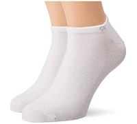 Calvin Klein Men's Sneaker 2 Pack, White, 39/42 (Pack of 2)