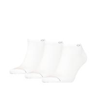Men's Calvin Klein 3 Pack Mens Ankle Trainer Socks White - Grey - Size: 2.5/3/3.5/4/12.5/12/11.5/10.5/11/10/15.5/15/14.5/14/13.5/13/7.5/8/8.5/9/9.5/16