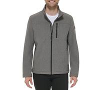 Calvin Klein Men's Soft Shell Jacket, Light Grey, XL