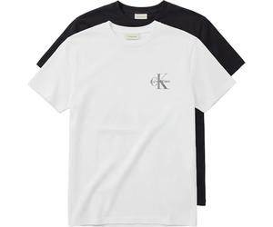 Calvin Klein Men's Ss 30S Classic Micro Monologo Te LV04RF279G Tees, Multi, XXL