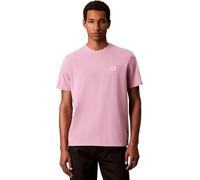 Calvin Klein Men's SS Badge 30S Jersey Classic TEE LV04RC272G Tees, Pink (Orchid Haze), L