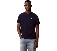 Calvin Klein Men's SS Badge 30S Jersey Classic TEE LV04RC272G Tees, Purple (Maritime Blue), XS