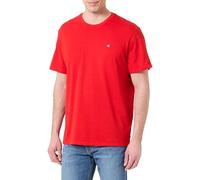 Calvin Klein Men's SS Classic Monogram TEE LV04RD254G Tees, RED (Adrenaline Rush), XS