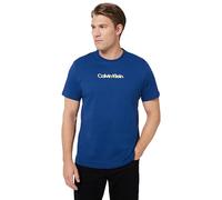 Calvin Klein Men's Ss Glitched Logo EU Classic Tee Lv04rc858g Graphic Tees (Pack of 1)