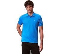 Calvin Klein Men's Ss Monogram Pique Polo Lv040Em269 S/S Polo, Blue, M